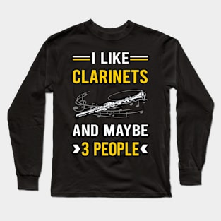 3 People Clarinet Long Sleeve T-Shirt